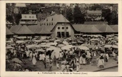 Ak Antananarivo Tananarive Madagaskar, Marche du Vendredi