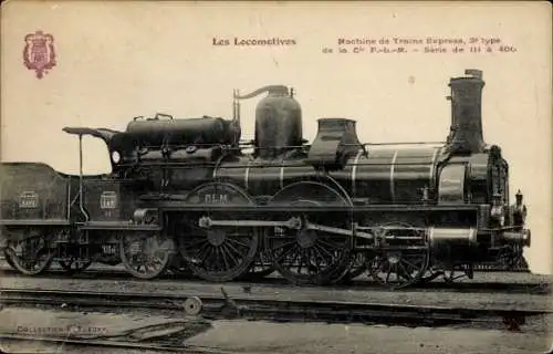 Ak Französische Eisenbahn, Lokomotive, PLM