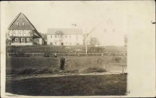 Foto Ak Elstra in der Oberlausitz Sachsen, Ortspartie