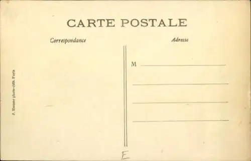 Ak Leon Delagrange a bord de son aeroplane no. 3, Doppeldecker
