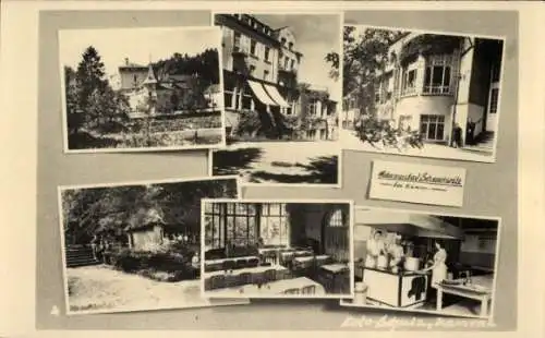 Ak Altkötzschenbroda Radebeul Sachsen, Verschiedene Ansichten von Gebäuden, Landschaft, Innenr...