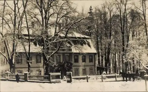 Foto Kleinförstchen Göda in der Oberlausitz, Herrenhaus, Winter