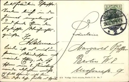 Ak Eberswalde Brandenburg, Partie an der Moltketreppe