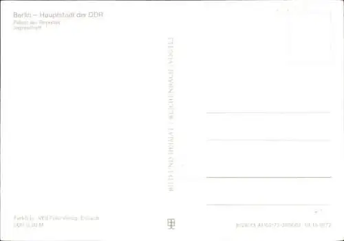 Ak Berlin Mitte, Palast der Republik, Jugendtreff