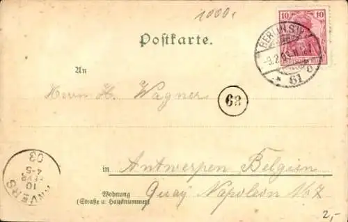 Litho Berlin Mitte, Palais Kaiser Wilhelm I.