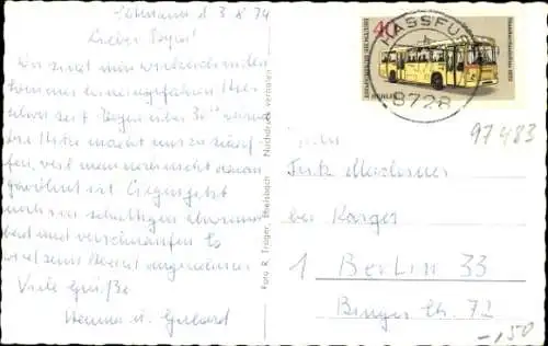 Ak Eltmann in Unterfranken, Städt. Schwimmbad