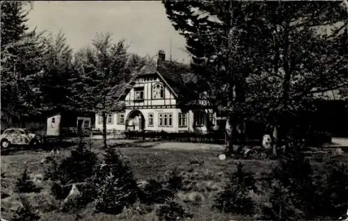 Ak Elgersburg in Thüringen, Mönchhof, Berggasthaus und Pension
