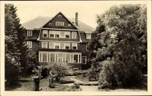 Ak Masserberg Thüringen, Außenstelle der Thüringischen Universitäts Augenklinik Jena, Haus IV