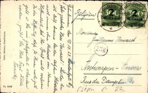 Ak Gussew Gumbinnen Ostpreußen Tilsiterstrasse