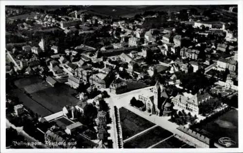 Ak Pasing München, Fliegeraufnahme