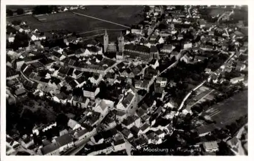 Ak Moosburg an der Isar, Luftaufnahme