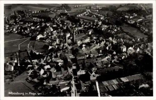 Ak Moosburg an der Isar, Fliegeraufnahme