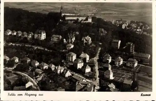 Ak Fulda in Hessen, Frauenberg, Fliegeraufnahme