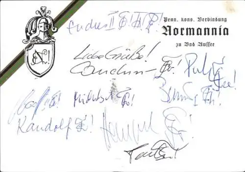 Studentika Ak Bad Aussee, Penn. kons. Verbindung Normannia, Wappen