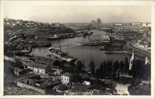 Foto Ak Sebastopol Sewastopol Ukraine, Gesamtansicht