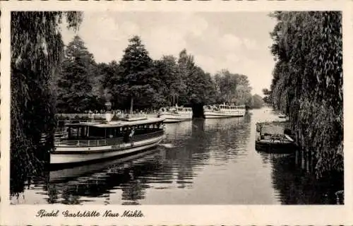 Ak Königs Wusterhausen in Brandenburg, Riedel, Gaststätte Neue Mühle