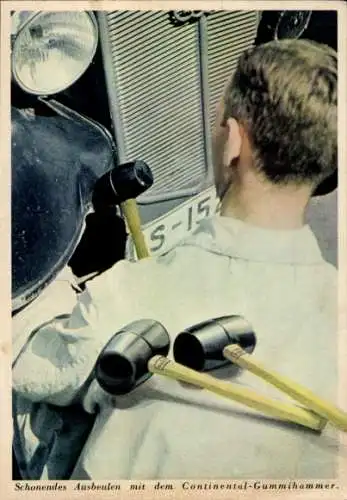Ak Werbung, Continental Zubehör, Gummihammer