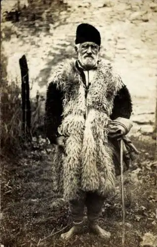 Foto Ak Stryj Stryi Ukraine, Mann in Volkstracht