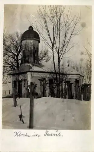 Foto Ak Sasul Rumänien, Kirche