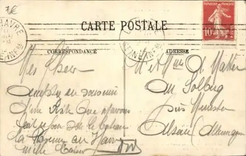 Ak Dampfer La Provence, CGT, French Line