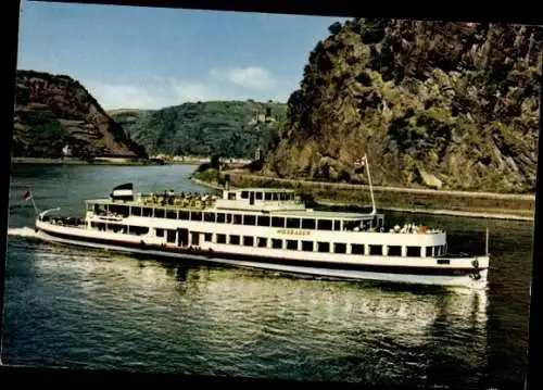 Ak MS Wiesbaden, Köln Düsseldorf, Deutsche Rheinschiffahrt AG