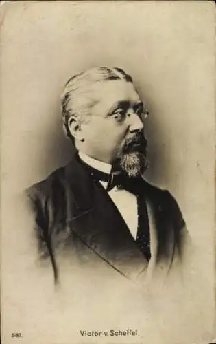 Ak Altkötzschenbroda Radebeul Sachsen, Victor v. Scheffel