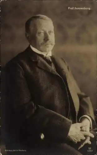 Ak Chirurg Professor Sonnenburg, Porträt