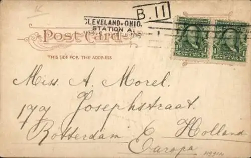 Ak US Amerikanische Fahne