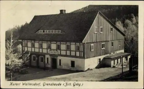 Ak Kurort Waltersdorf Großschönau, Grenzbaude