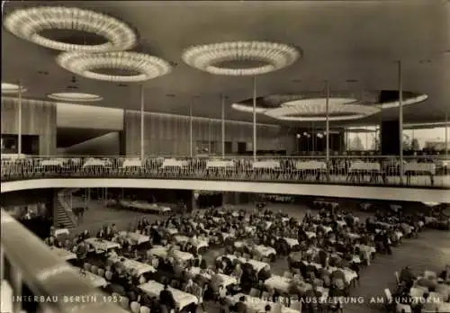 Ak Berlin Westend, Industrie-Ausstellung am Funkturm, Interbau Berlin 1957