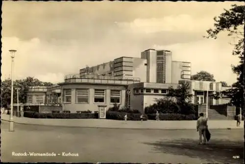 Ak Ostseebad Warnemünde Rostock, Kurhaus