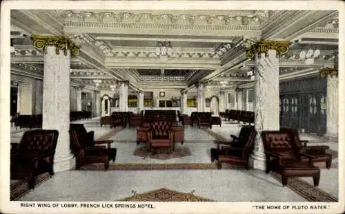 PC French Lick Indiana USA, The Home Of Pluto Water, French Lick Springs Hotel