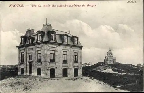 CPA Knokke Knocke Flandre occidentale, Villa du cercle des colonies scolaires de Bruges