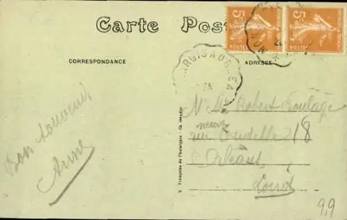 CPA Chambon la Forêt Loiret, Rue Principale