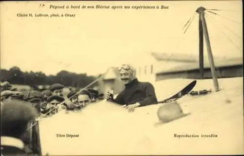 CPA Aviation, Pegoud a bord de son Bleriot