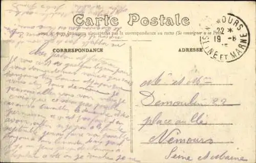 CPA Avord Cher, Centre Militaire d'Aviation, Sortie d'un Avion