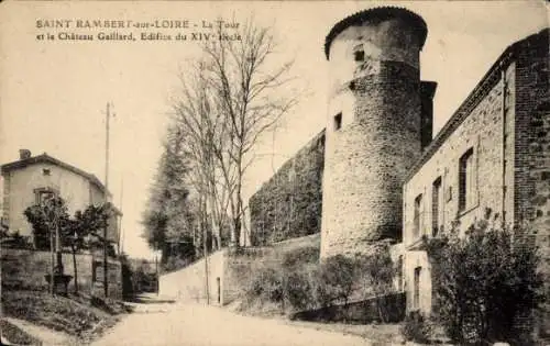 CPA Saint-Rambert-sur-Loire, Tour, Chateau Gaillard