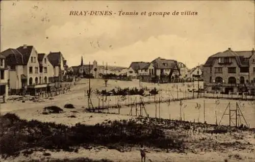 CPA Bray Dunes Nord, Tennis et groupe de villas