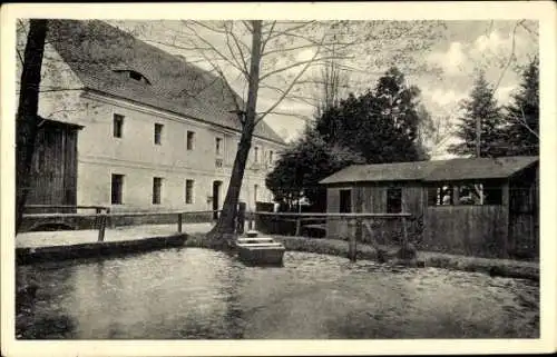 Ak Hoyerswerda Sachsen, Restaurant Zur Mühle Wassenburg