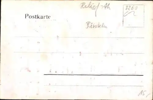 Relief Ak Rinteln an der Weser, Marktplatz