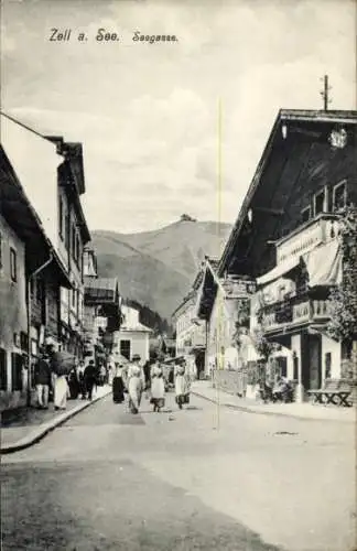 Ak Zell am See in Salzburg, Seegasse