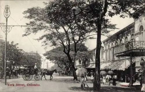 Ak Colombo Ceylon Sri Lanka, York Street