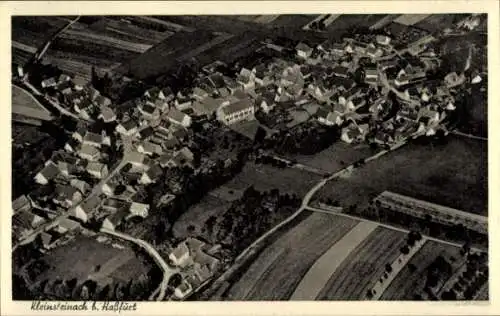Ak Kleinsteinach bei Haßfurt Unterfranken, Fliegeraufnahme