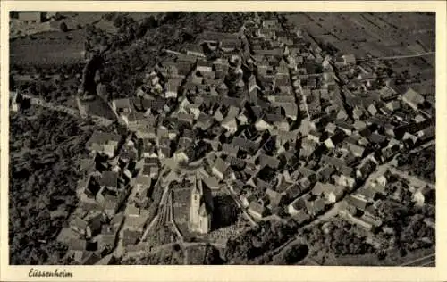 Ak Eussenheim Eußenheim in Unterfranken, Luftbild vom Ort