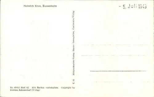 Ak Eussenheim Eußenheim in Unterfranken, Luftbild vom Ort