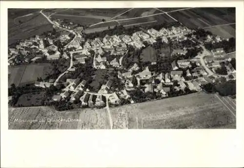 Ak Mörslingen Finningen Neu Ulm in Schwaben, Fliegeraufnahme