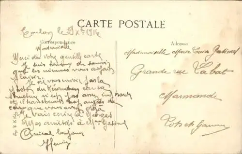 Ak Kriegsschiff Frankreich, Edgar Quinet