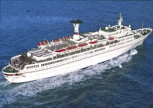 Ak TS Maxim Gorki, sowjetisches Kreuzfahrtschiff