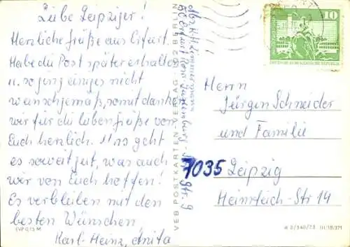 Ak Erfurt in Thüringen, Kutsche, Erfurt