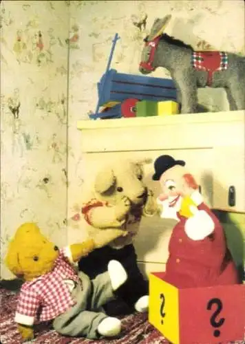 Ak Teddys, Plüschesel, Clown